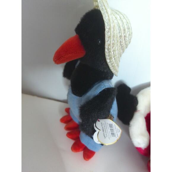 Vintage Holiday Beanie Babies Halloween Fall Thanksgiving Christmas Set of 6 - Picture 7 of 10